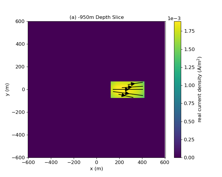 (a) -950m Depth Slice